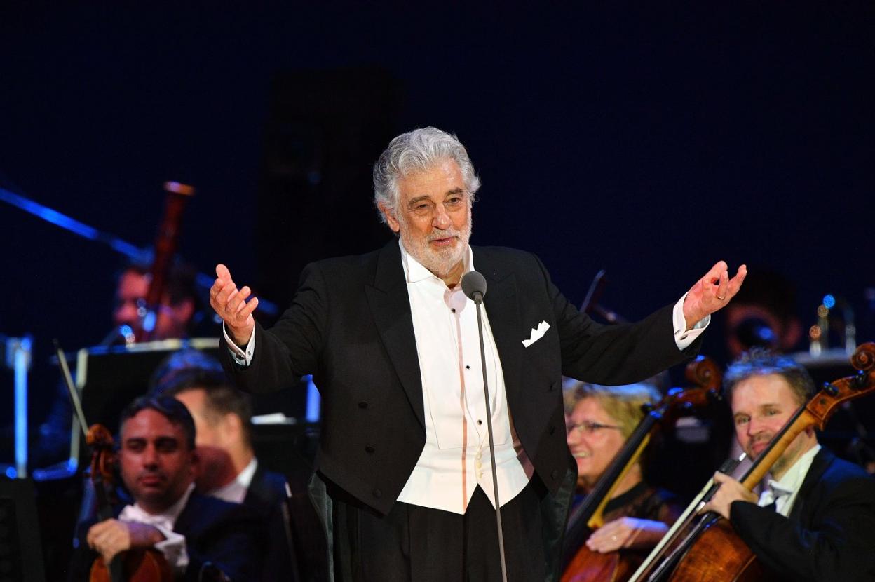 El tenor, director de orquesta, compositor y productor Plácido Domingo. 
