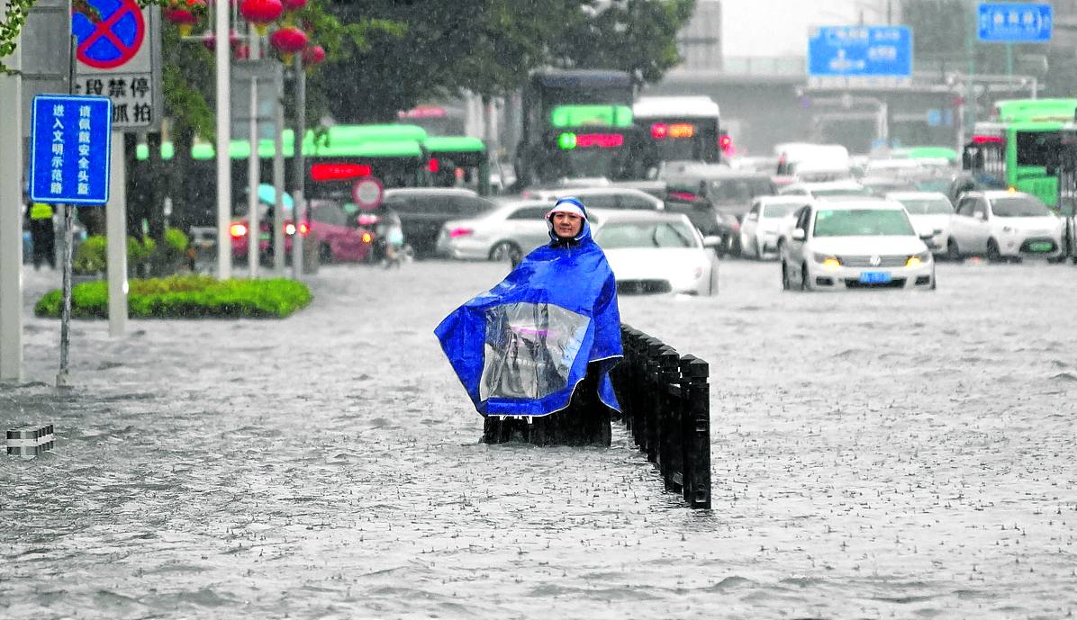 Inundaciones en la ciudad de Zhengzhou, esta misma semana.