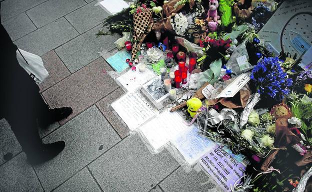 Homenaje a Samuel Luiz, asesinado en A Coruña.