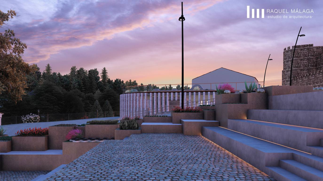 Fotos: Recreación informática de cómo quedará el entorno del puente de Trujillo de Plasencia