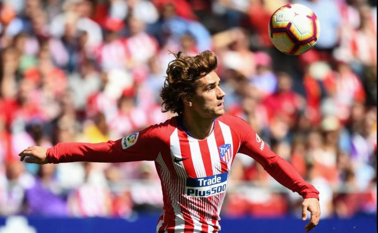 Antoine Griezmann con el Atlético, en una imagen de archivo. 