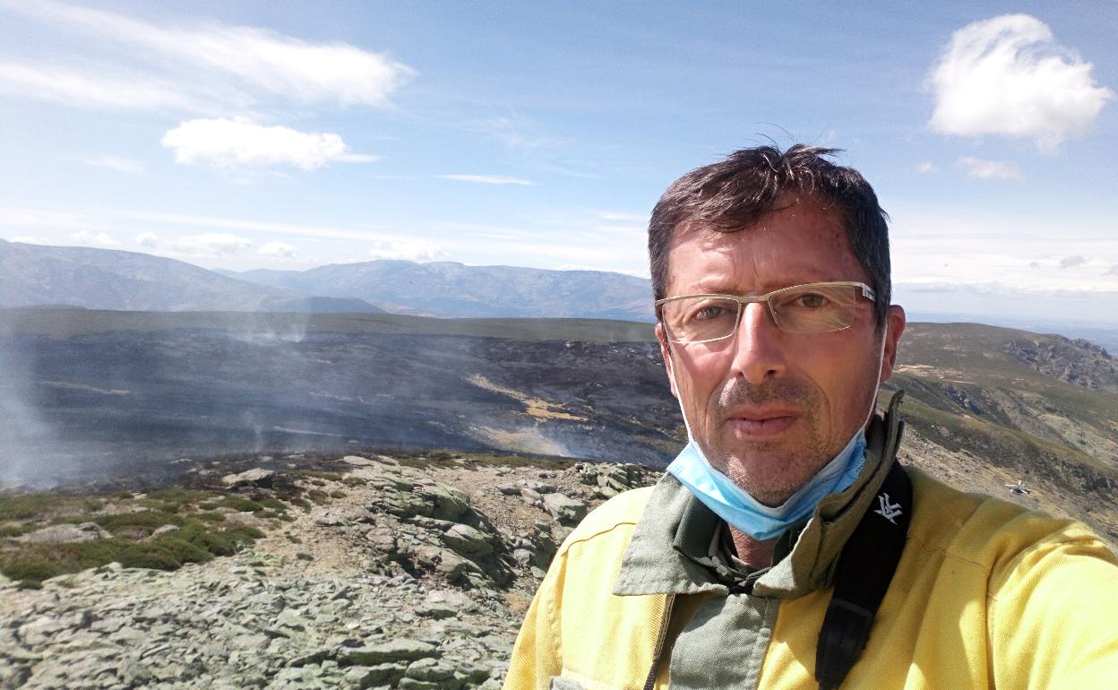 Juan Pablo Prieto es agente del medio natural en La Vera 