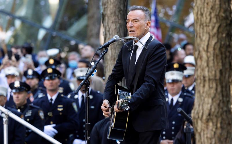 Bruce Springsteen, durante una de las ceremonias. 