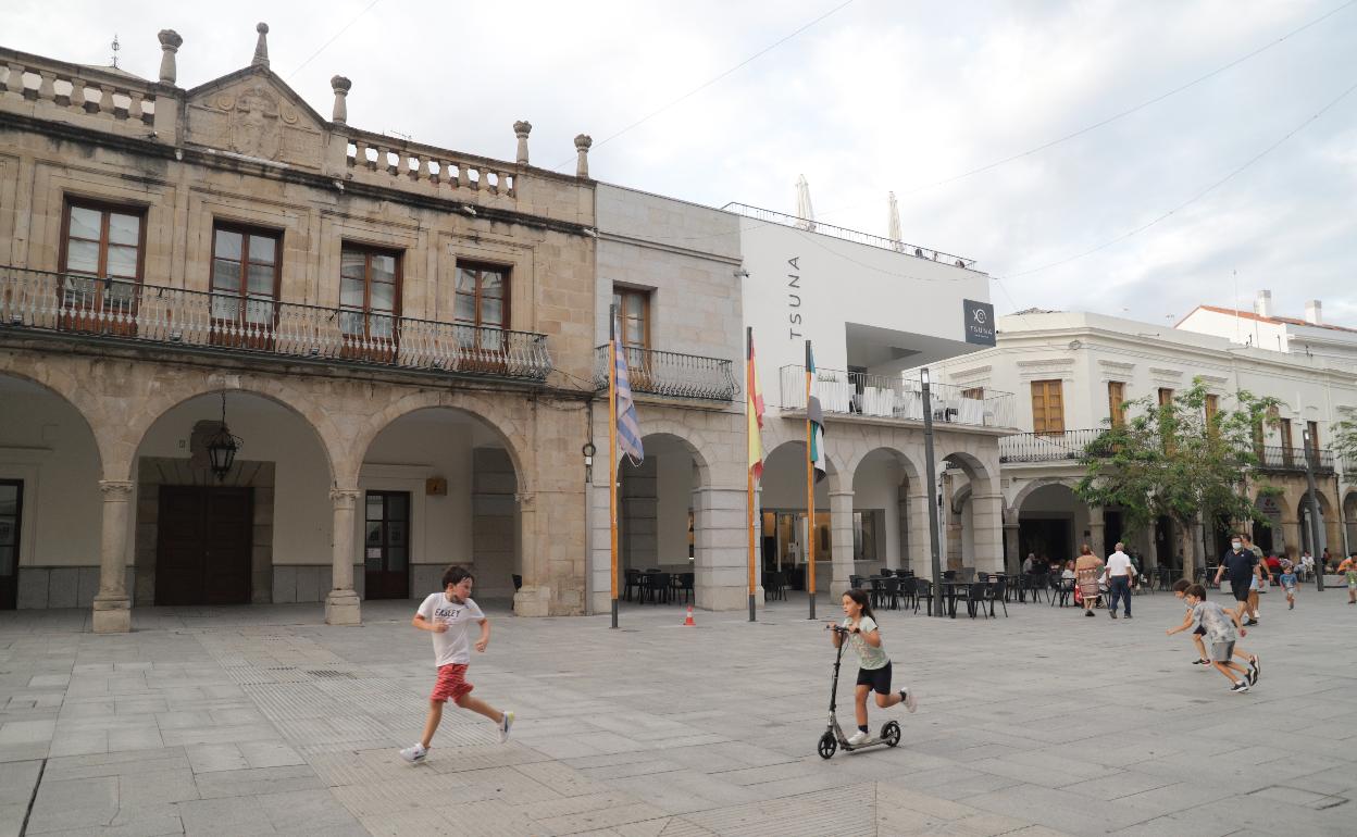 Ayuntamiento de Villanueva de la Serena ayer 