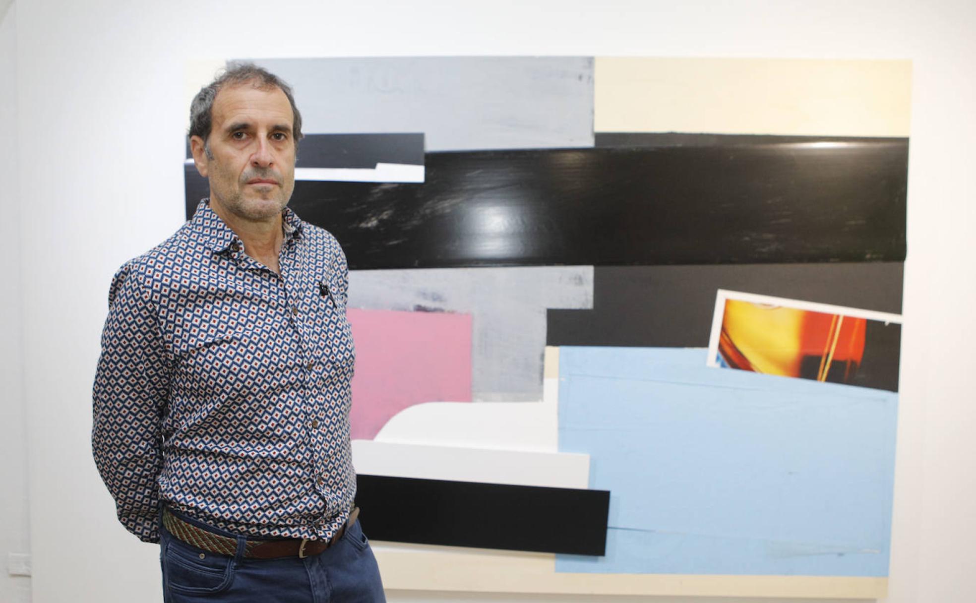 Javier Balda inauguró en el Museo de Cáceres la exposición 'Predicciones/Color'. 