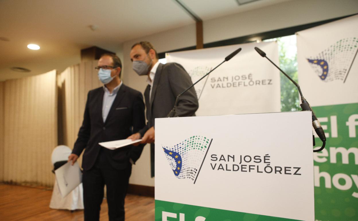 David Valls, director general, a la derecha, con Cayetano Polo, responsable de relaciones institucionales.