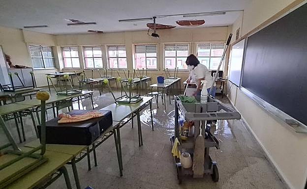 Imagen de una clase del colegio colegio Cervantes. 