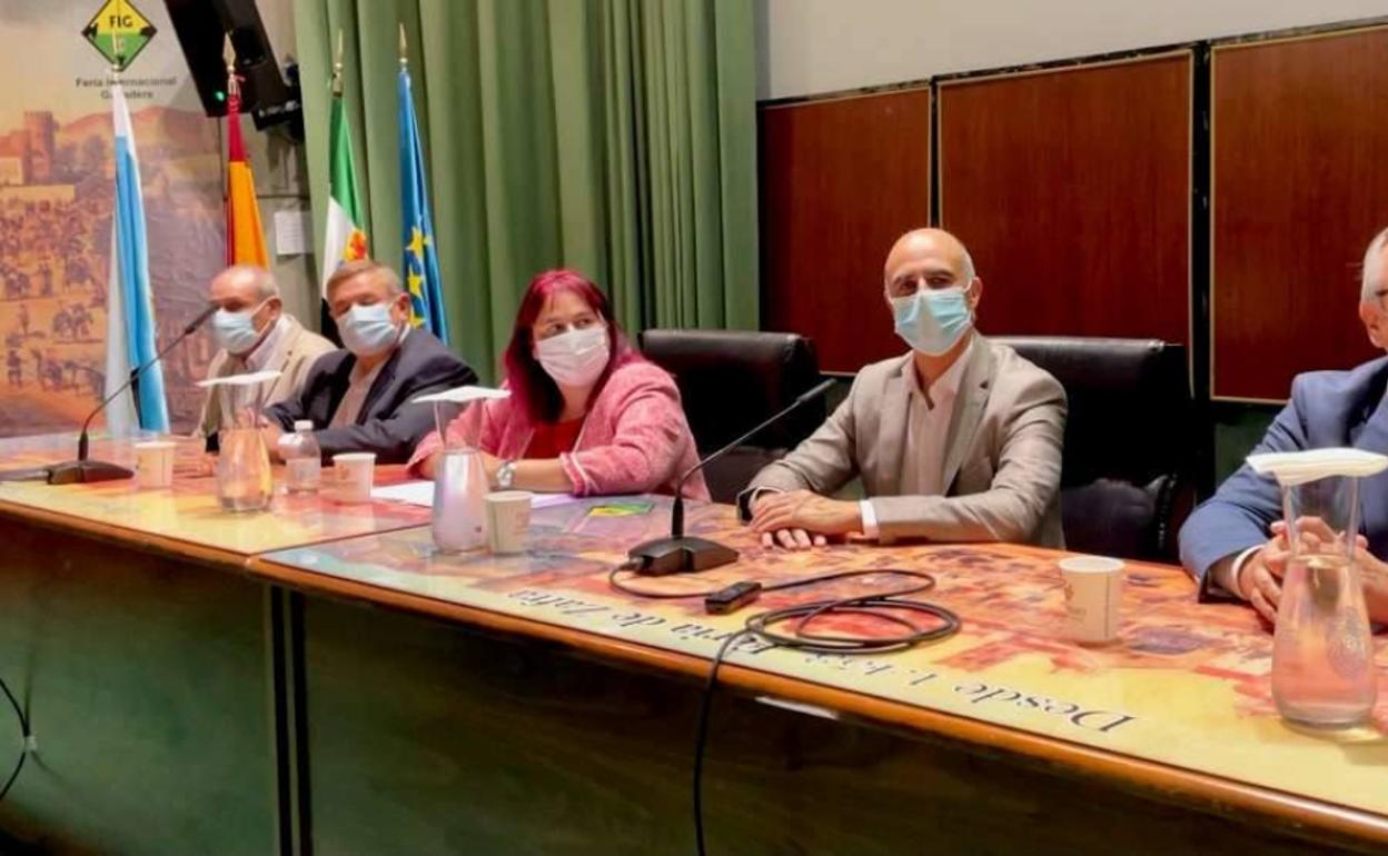 Begoña García, durante su intervención en la Feria de Zafra.