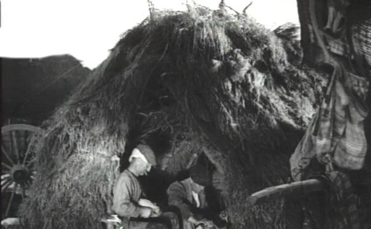 El crimen de Torrejón el Rubio ocurrió en un chozo como este. 