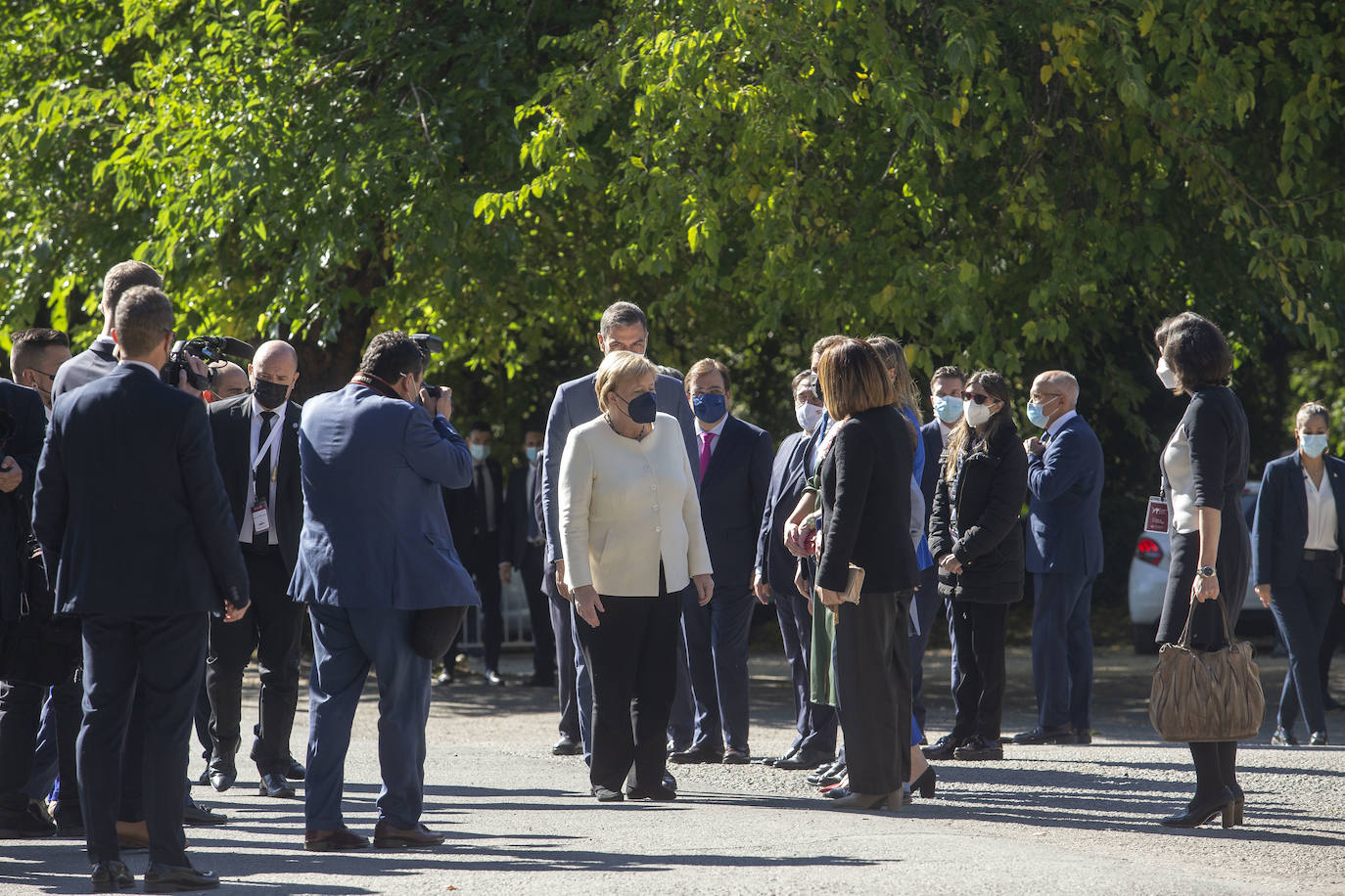 Fotos: Angela Merkel recibe el premio Carlos V