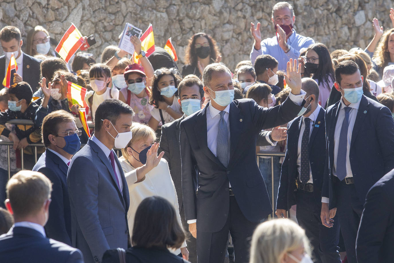 Fotos: Angela Merkel recibe el premio Carlos V