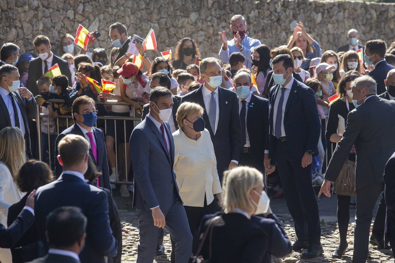 Fotos: Angela Merkel recibe el premio Carlos V