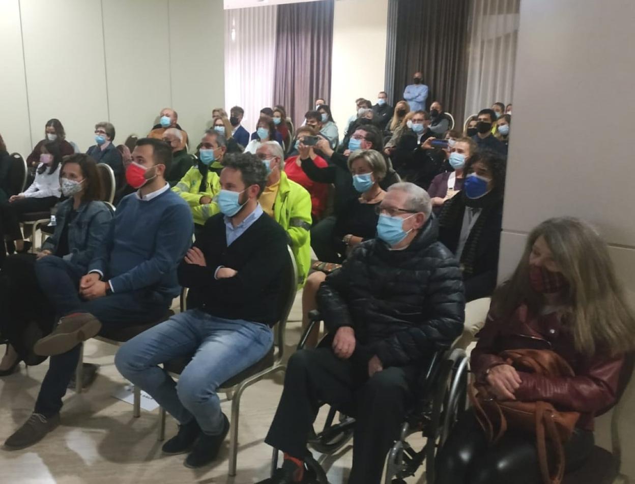 Un momento del acto. 