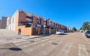Casas adosadas en la zona de El Prado, en Mérida