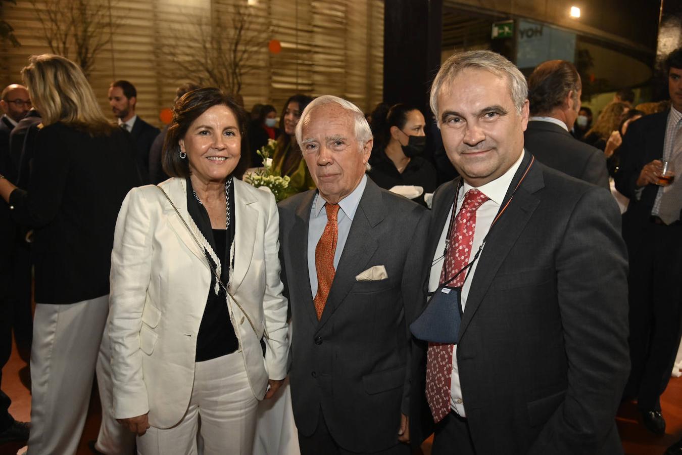 Manuela Martín, Enrique Muslera y Francisco Fragoso.