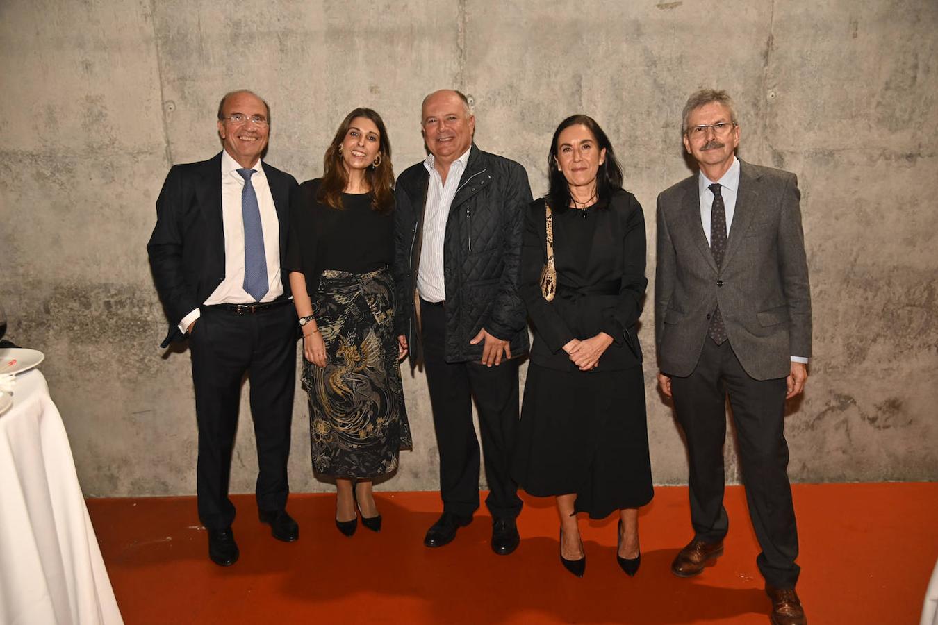 Julio Morales, Mª Jesús Guerrero, Celestino Vegas, Teresa Baz y José Luis Navarro. 