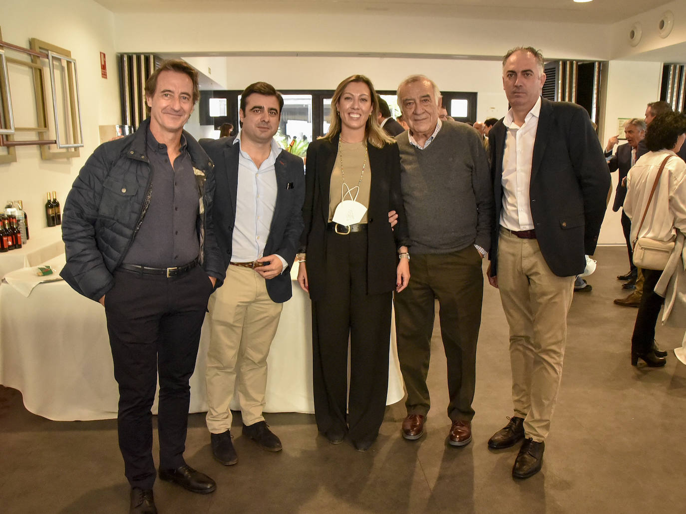 Cayetano Valero, José Luis Iniesta, Ana Blanco, Francisco Iniesta y Emilio Carrasco.