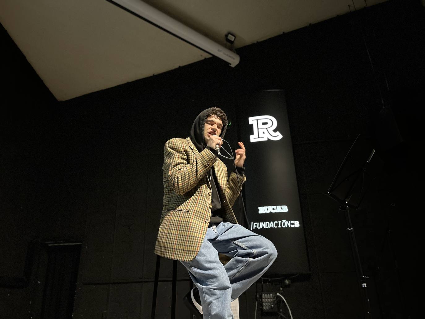 Claudio Portalo presentando ‘Karité’.