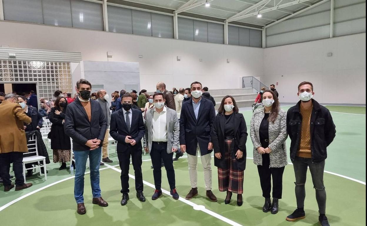 Inauguración de la nueva instalación deportiva en Barbaño. 