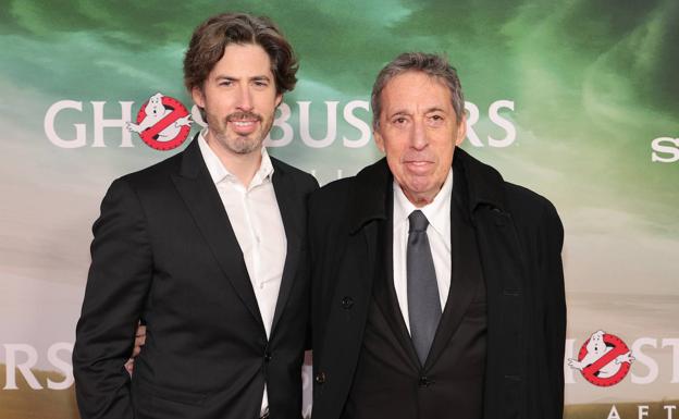 Jason Reitman y su padre, el director Ivan Reitman.