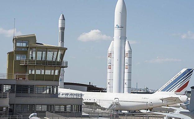 El Museo del Aire y del Espacio se encuentra en la ciudad francesa de Bourguet. 