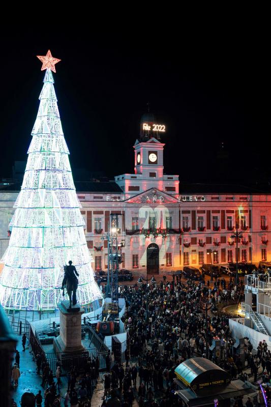 La Puerta del Sol de Madrid, donde sólo pudieron acceder 7.000 personas. 