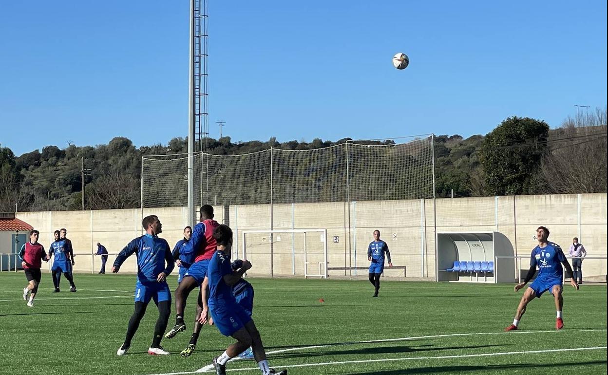 Últimas sesiones del Coria antes de partir a La Palma