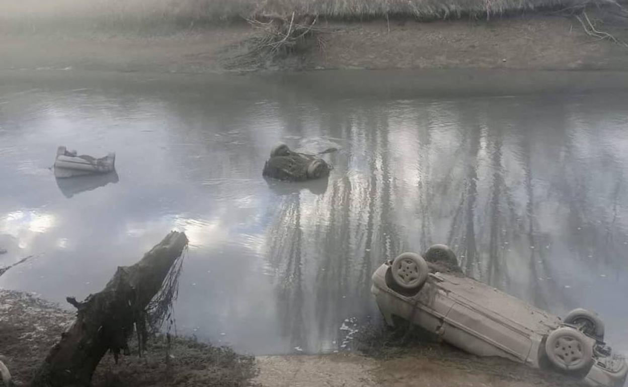 Sureste gramática Desigualdad Coches abandonados y animales muertos en un río que agoniza | Hoy.es