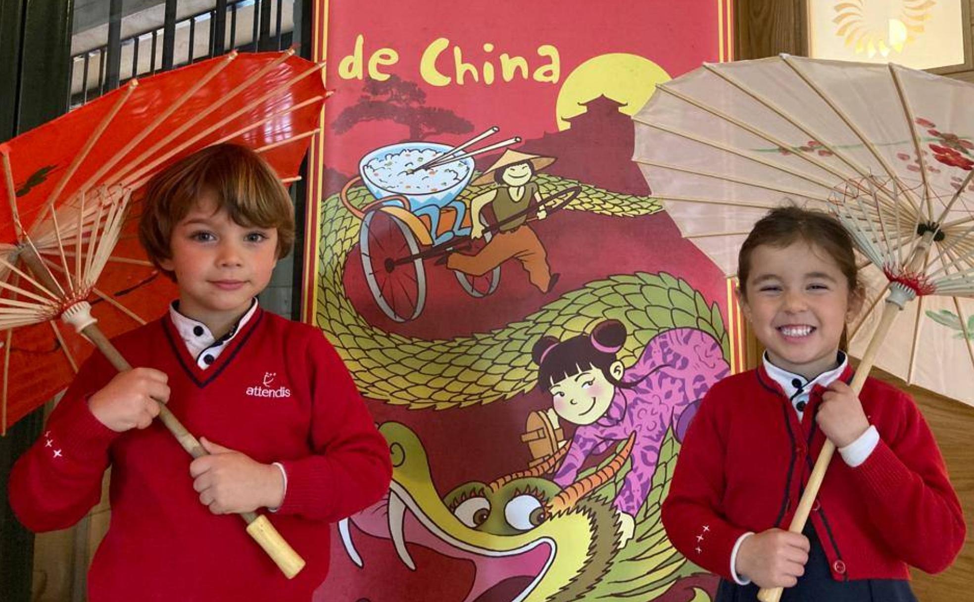 Año Nuevo chino en el colegio Puertapalma-El Tomillar. 