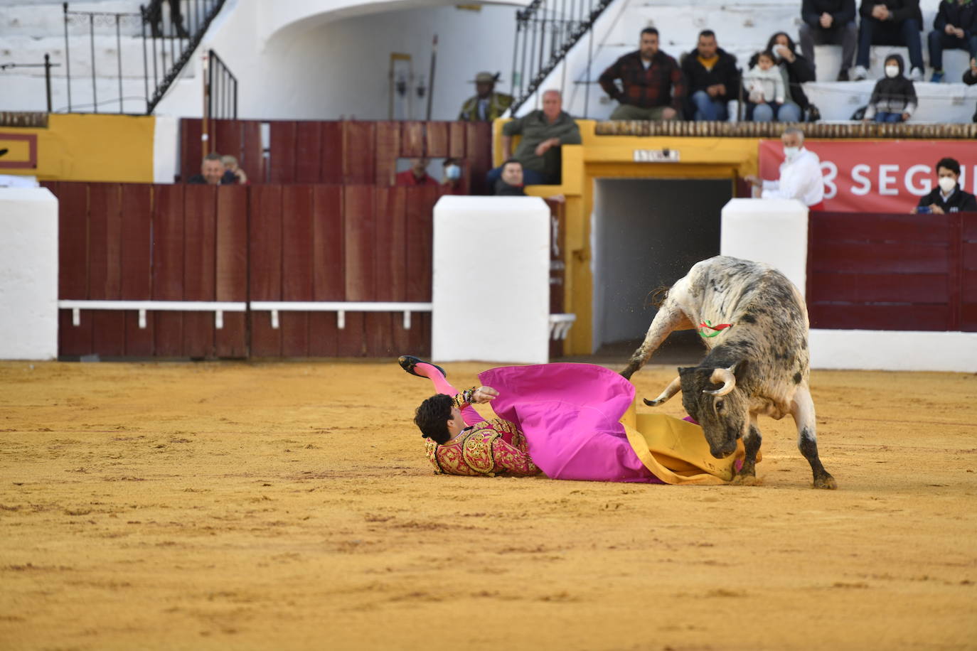 Fotos: Primer festejo de la Feria de Olivenza: Novillada con Carlos Domínguez, Manuel Perera y Eric Olivera