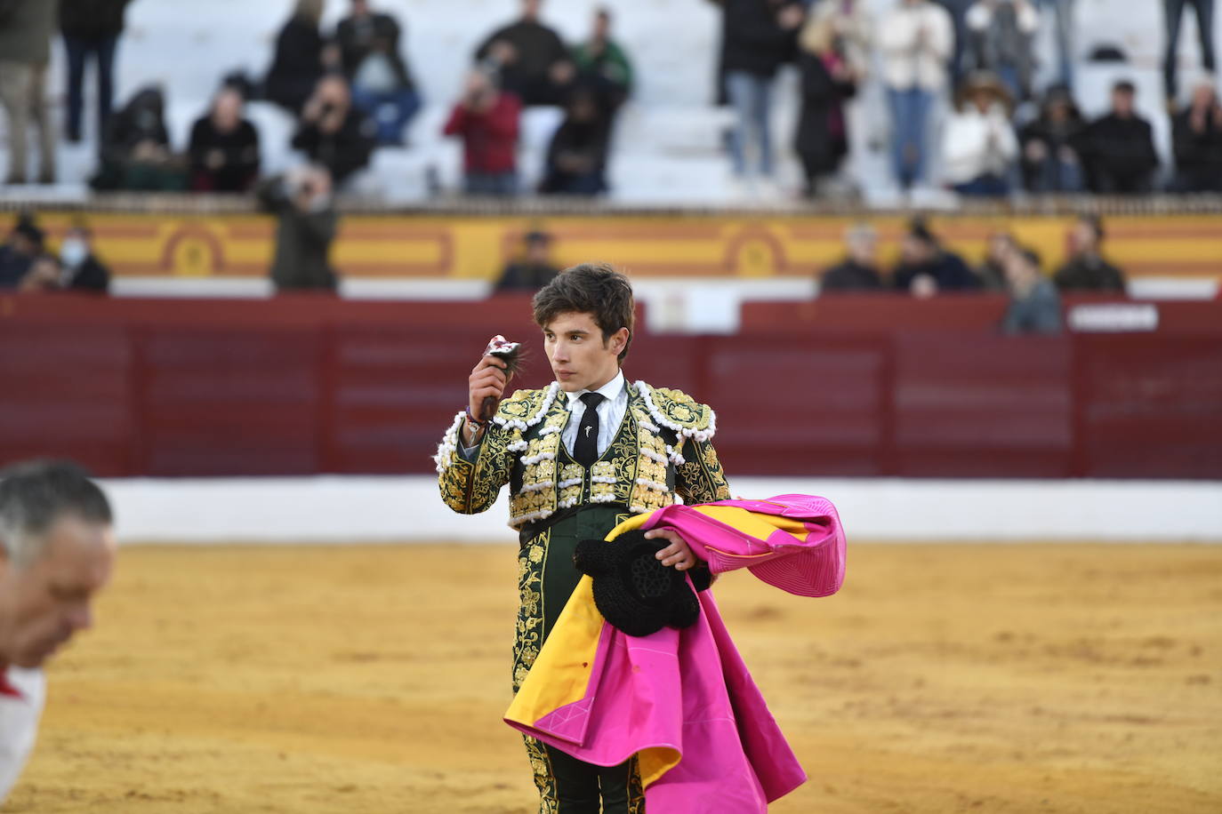 Fotos: Primer festejo de la Feria de Olivenza: Novillada con Carlos Domínguez, Manuel Perera y Eric Olivera