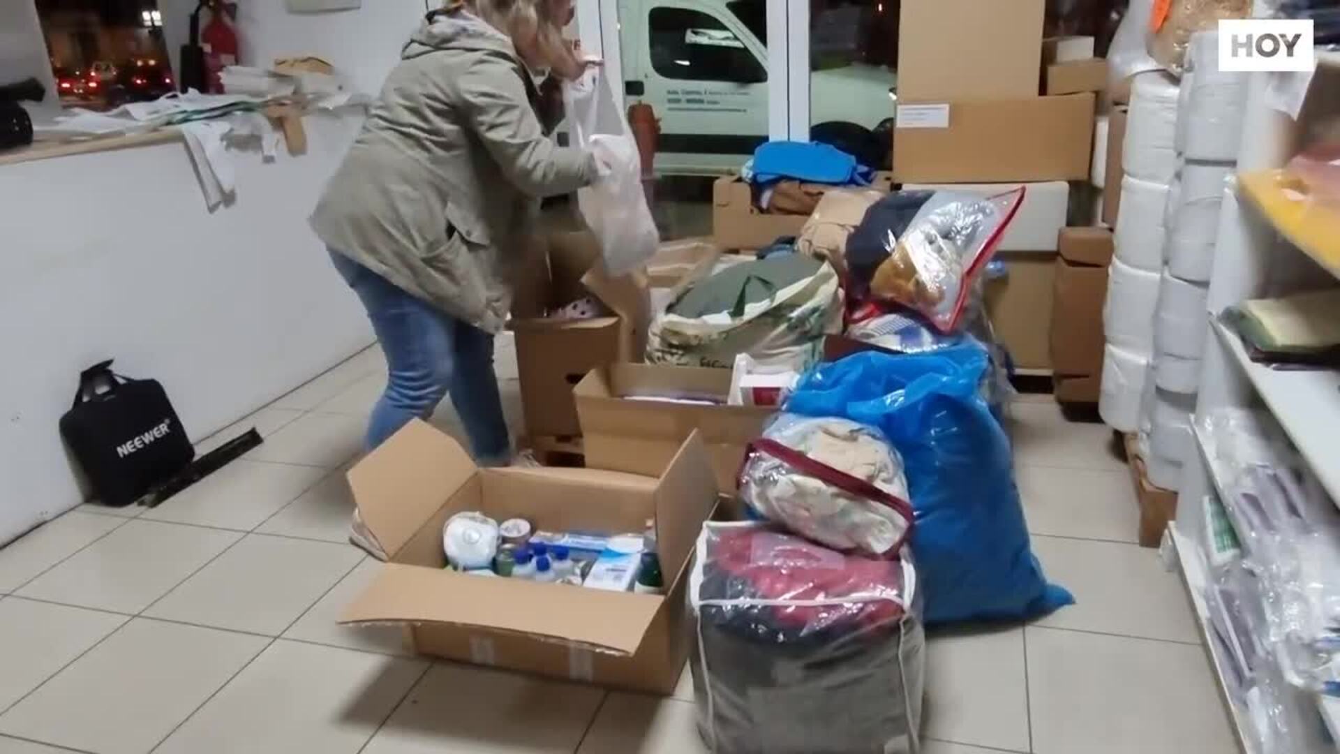 Extremadura empieza a volcarse con Ucrania