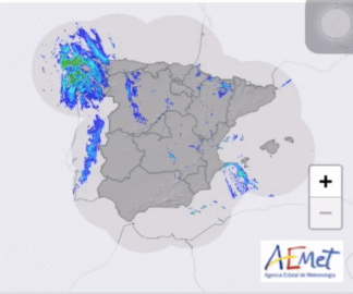 Aemet: Un frente cruza Extremadura de madrugada pero apenas deja agua