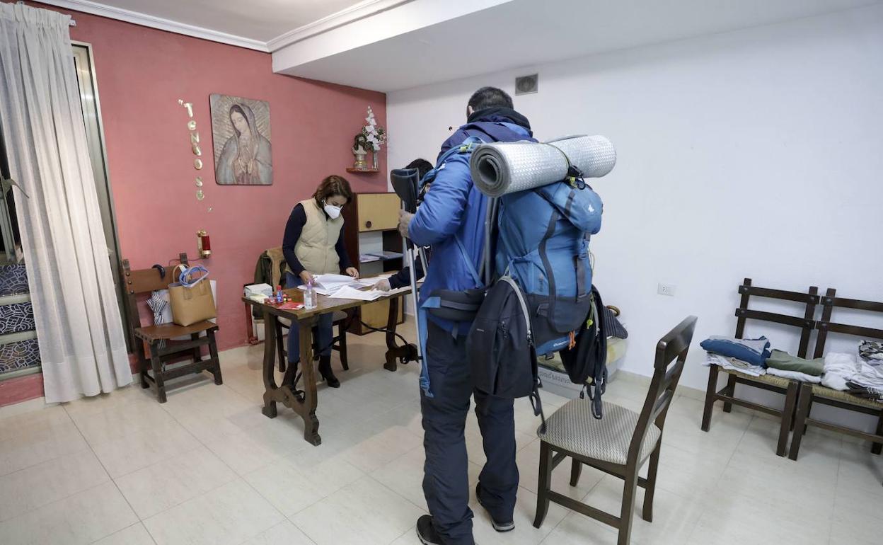 Imagen de archivo, de finales de 2020, de las instalaciones del inmueble de la calle Clavellinas, antigua Residencia sacerdotal, en Cáceres.