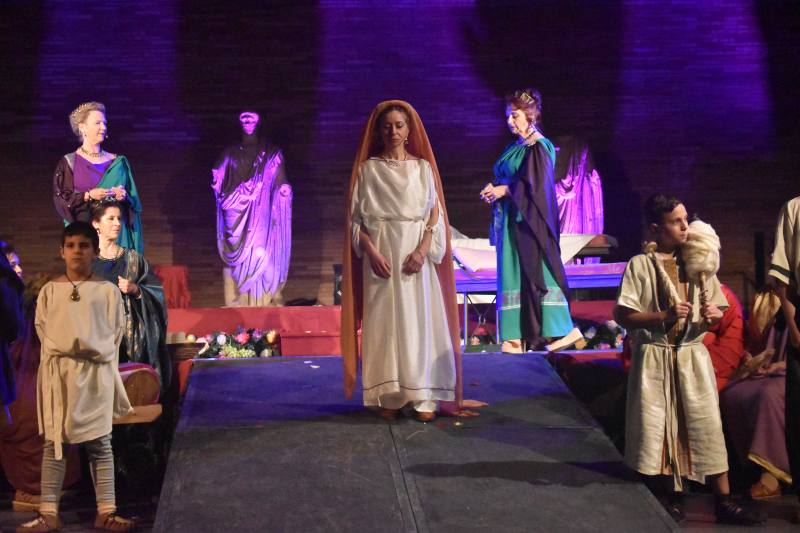 Recreación de la boda en el Museo Nacional de Arte Romano 