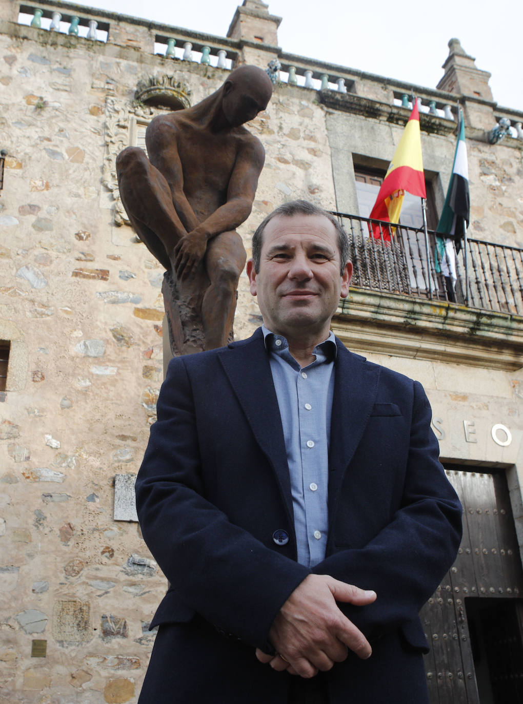 Rogério Timóteo en el Museo de Cáceres