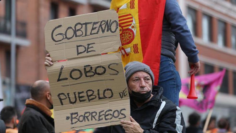 La manifestación del mundo rural, en imágenes