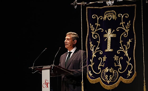 José Ignacio Sellers pronunció el pregón al filo de las nueve de la noche. 