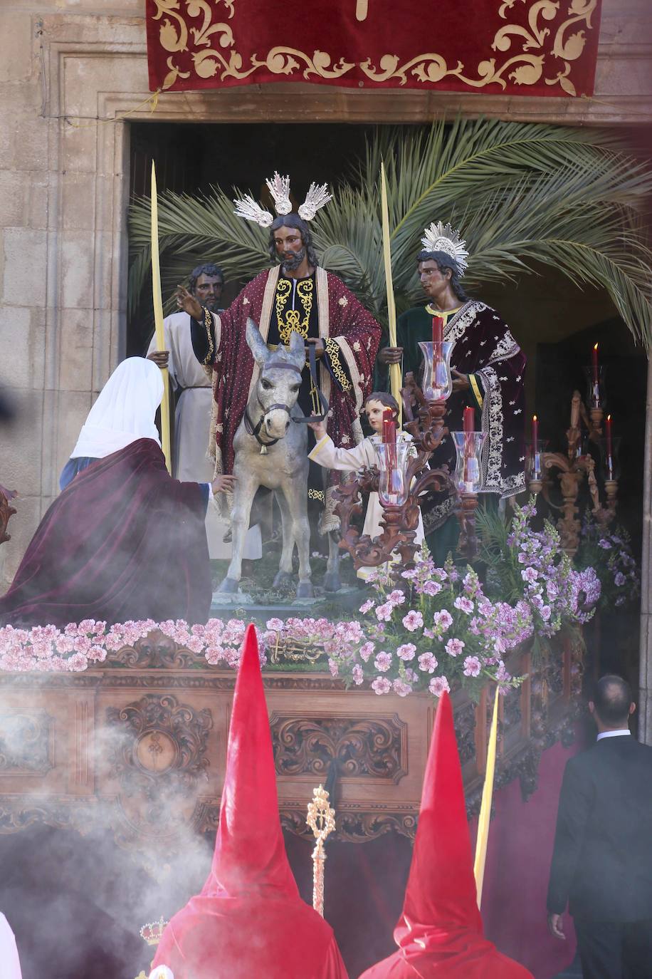 Procesión de la entrada de Jesús en Jerusalén.