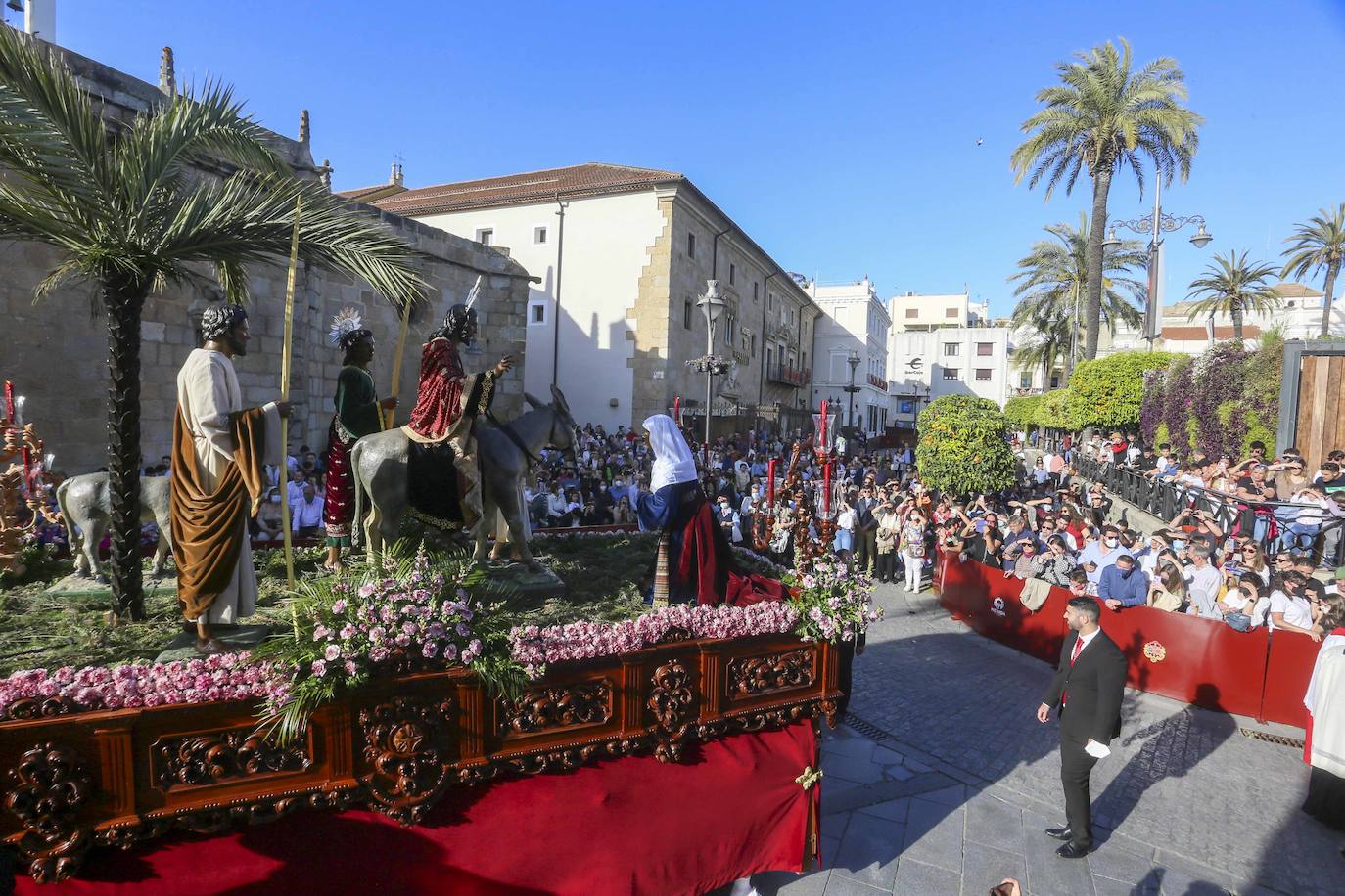 Procesión de la entrada de Jesús en Jerusalén.