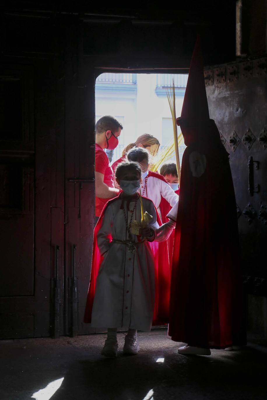 Procesión de la entrada de Jesús en Jerusalén.