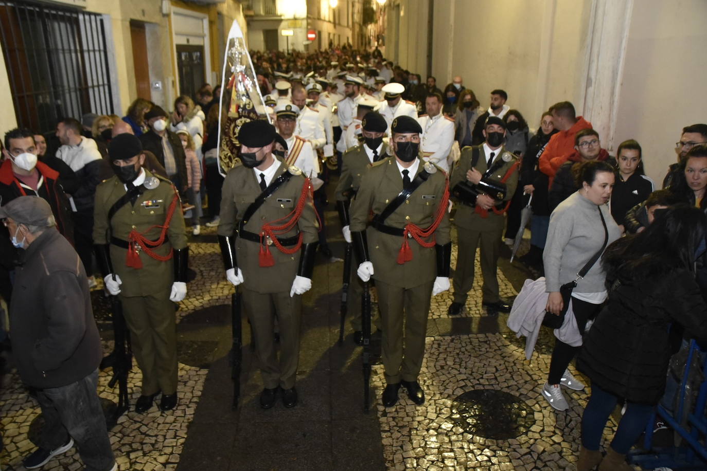 La respuesta del público fue importante a pesar de la amenaza de lluvia