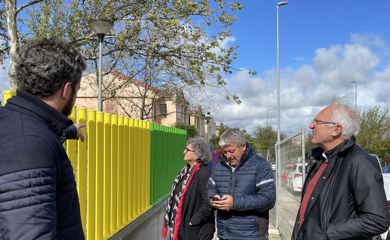 Visita de los concejales María José Pulido y Andrés Licerán a la guardería Mejostilla. 