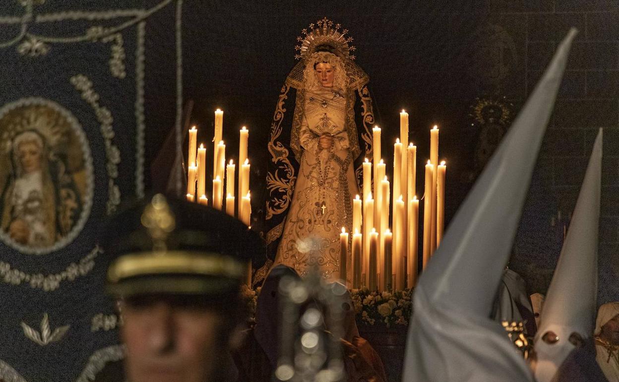 Imagen de La Dolorosa de san Nicolás. 