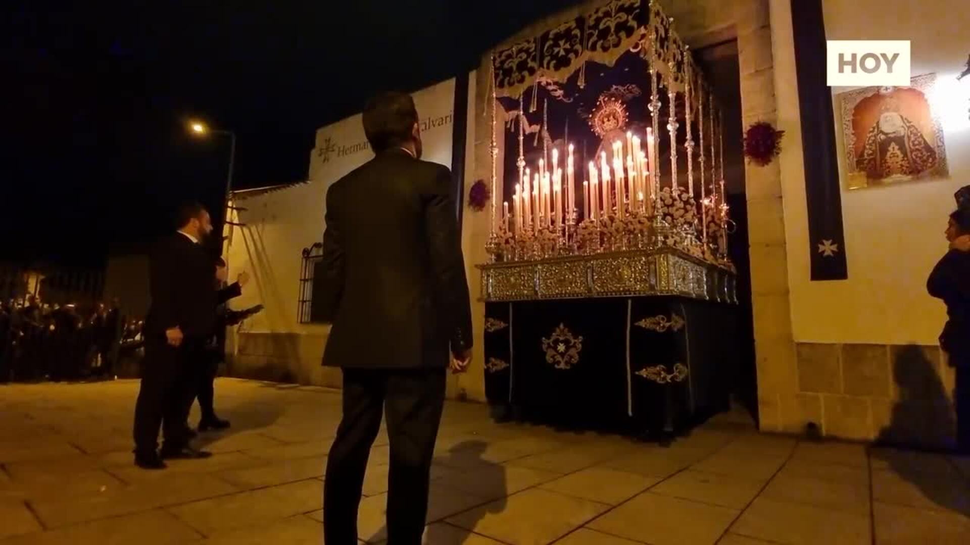 El Calvario procesionó en Mérida en el Martes Santo