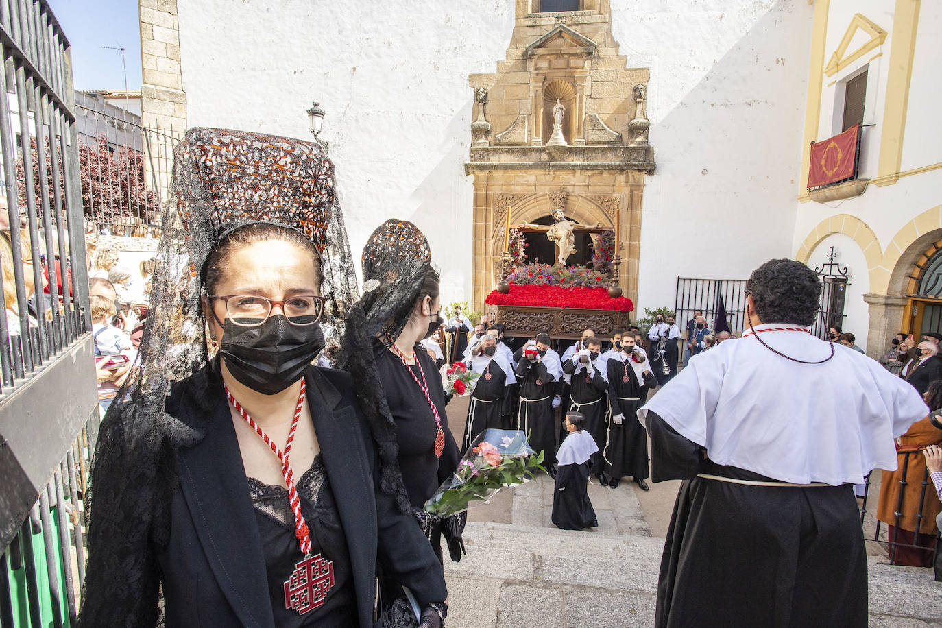 Procesión de la Cofradía del Cristo del Calvario, también conocida como los Estudiantes.