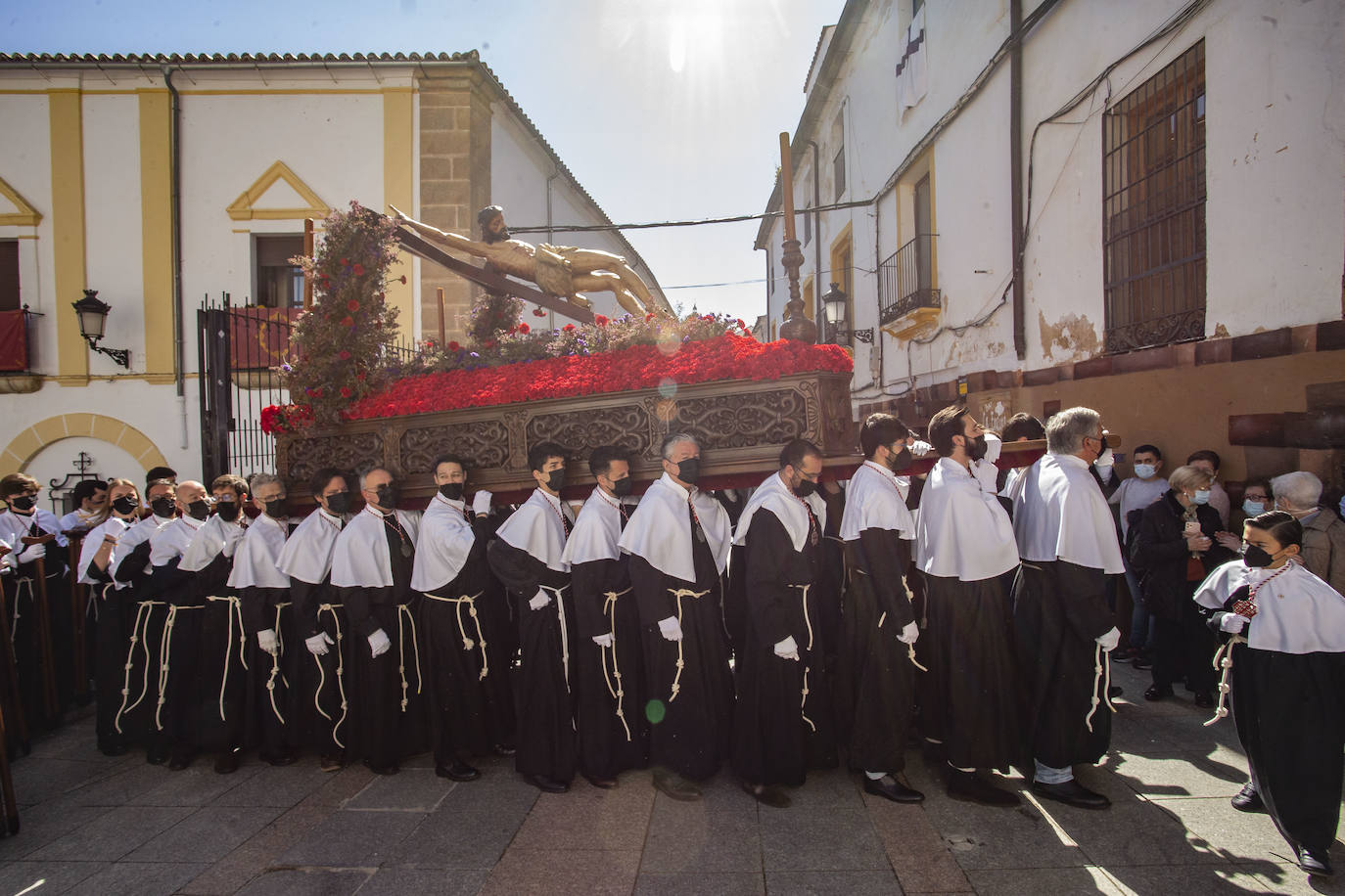 Procesión de la Cofradía del Cristo del Calvario, también conocida como los Estudiantes.