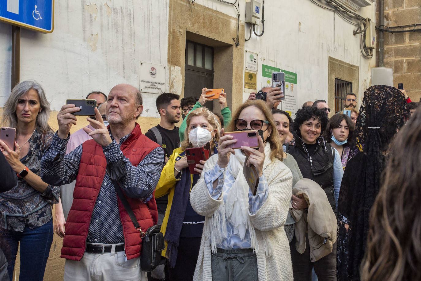 Procesión de la Cofradía del Cristo del Calvario, también conocida como los Estudiantes.