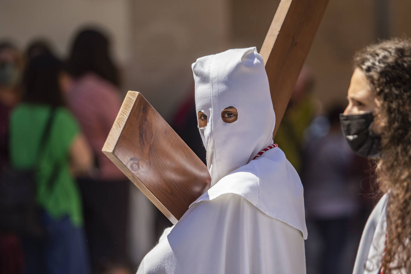 Procesión de la Cofradía del Cristo del Calvario, también conocida como los Estudiantes.