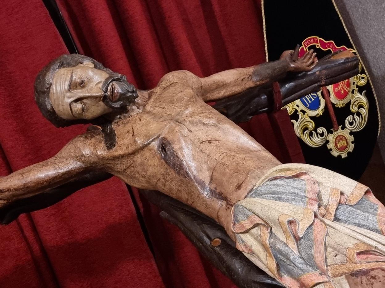 Imagen del Cristo de la O que sale en el Vía Crucis. 